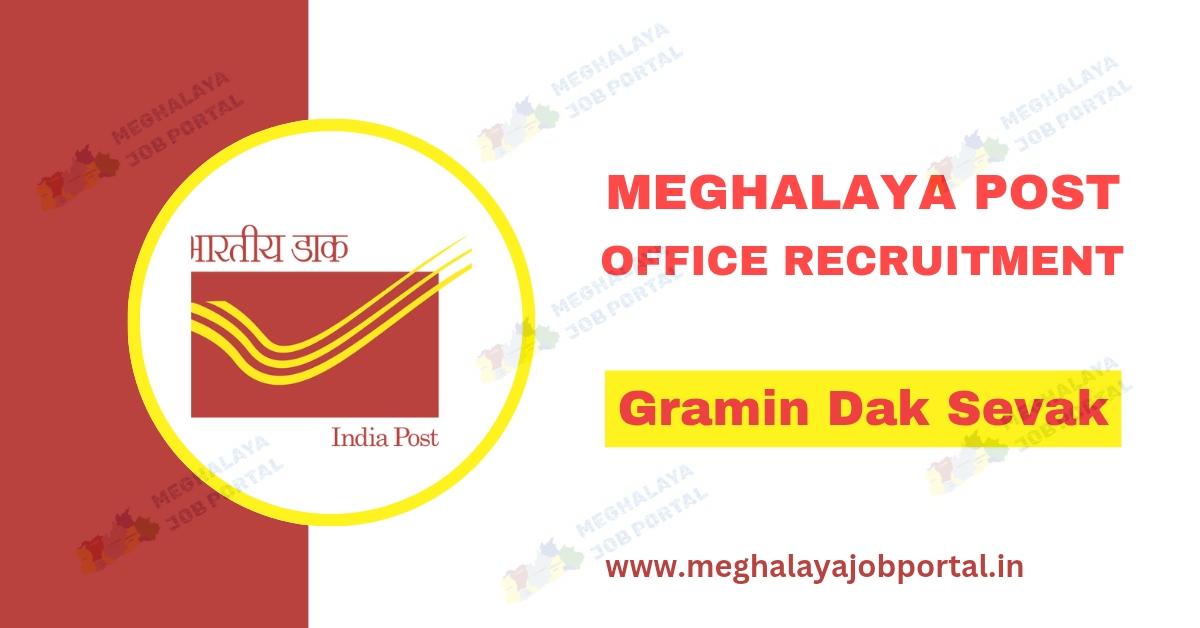 Meghalaya Post Office Recruitment 2025 Apply Online for 183 Posts