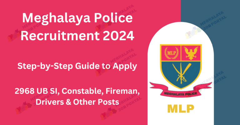 Meghalaya Police Recruitment 2024 Other Posts image