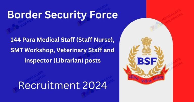 BSF Recruitment for Various Group B & C Vacancy banner