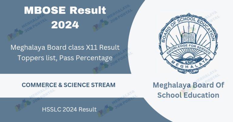 MBOSE HSSLC result 2024 logo