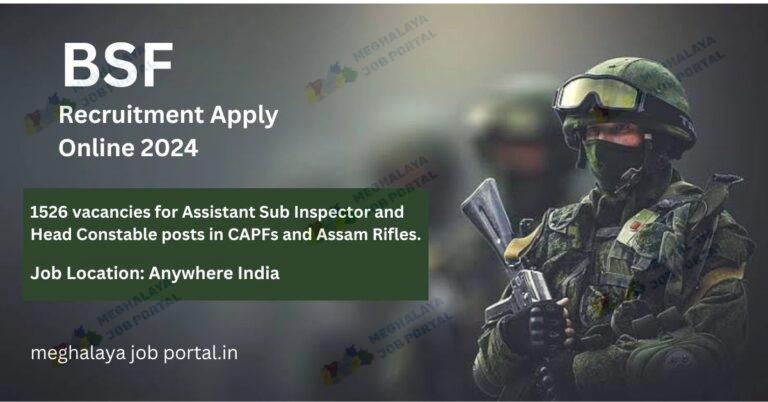 BSF Recruitment 2024 – 1526 ASI & HC Posts Image