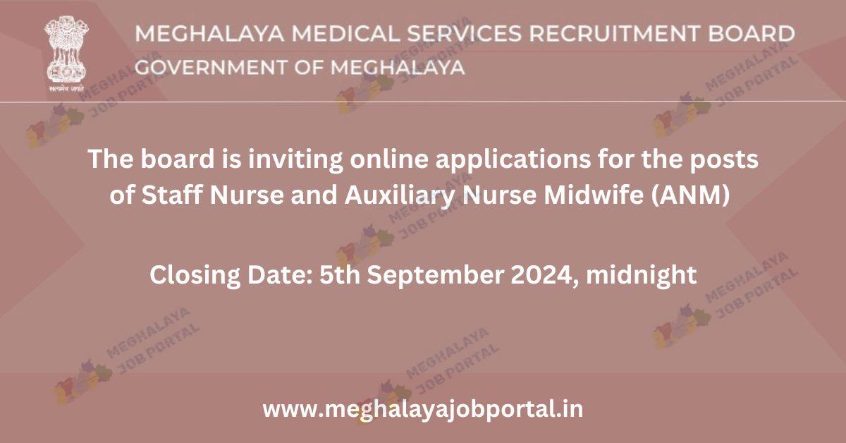 Meghalaya Medical Services Recruitment Image