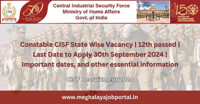 CISF Recruitment 2024