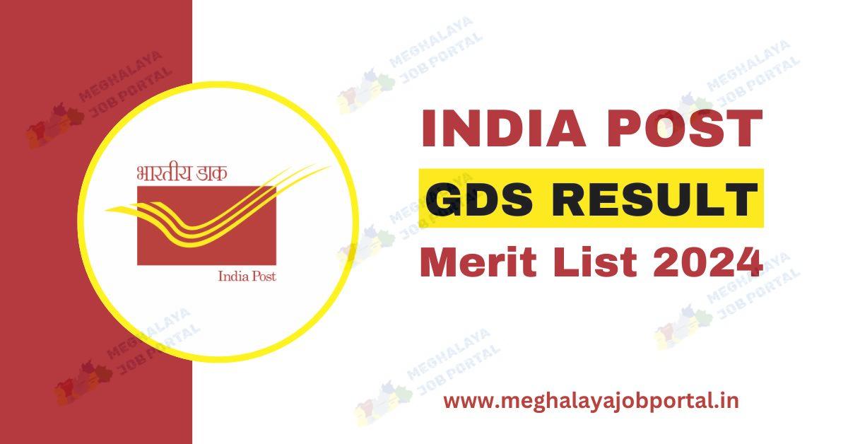 India Post GDS Result Merit List 2024