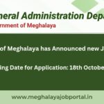 General Administration Department Meghalaya