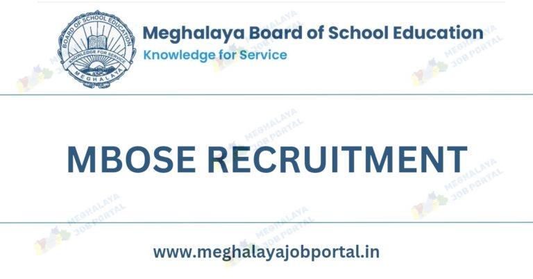 MBOSE Recruitment 2024