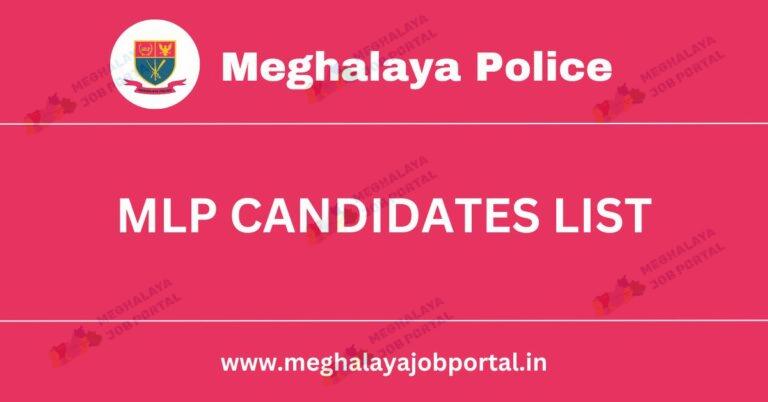 Meghalaya Police Admit Card 2024