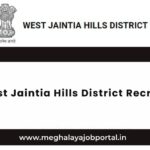 DSC West Jaintia Hills District recruitment