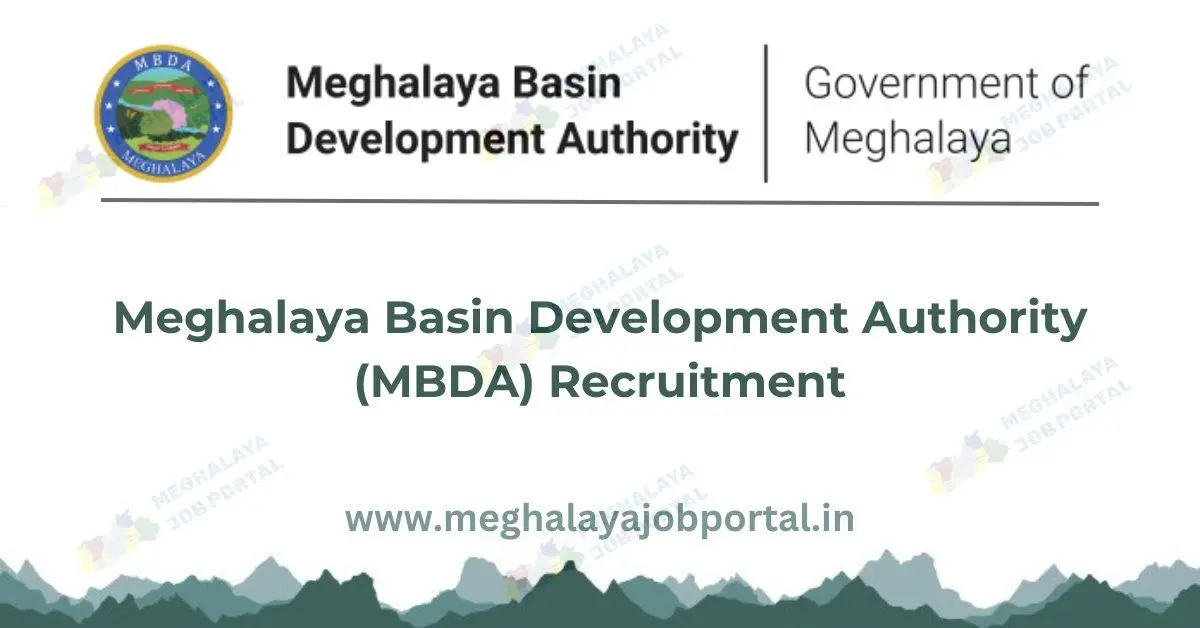 MBDA Meghalaya Recruitment 2025