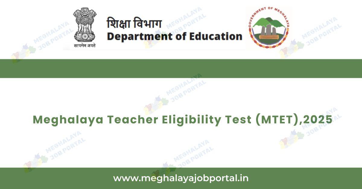 Meghalaya TET 2025