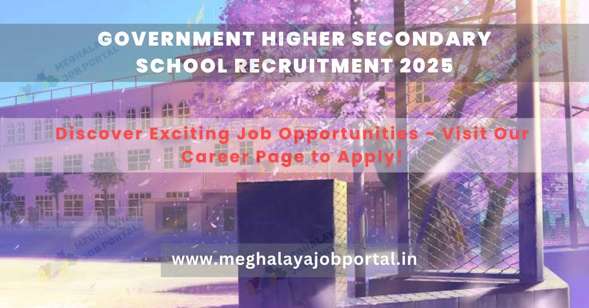 Government Higher Secondary School Recruitment 2025 brings 3 posts with simple walk-in interview for assistant lecturer and lab assistant.