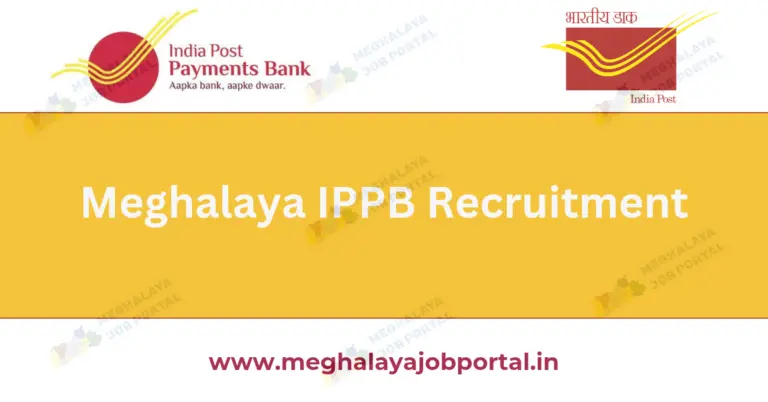 Meghalaya IPPB Recruitment 2025: Apply Online for 4 Circle Based Executive Posts