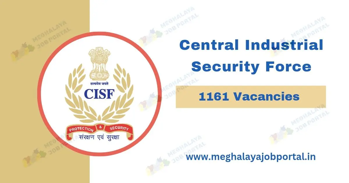 CISF Recruitment 2025 – Apply Now for 1161 Constable & Tradesmen Jobs