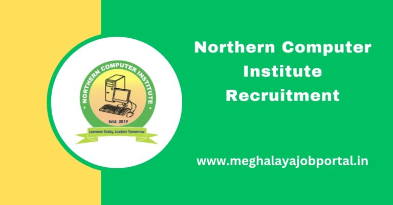 NGH Meghalaya Recruitment 2025: Apply Now for Computer Instructor Post