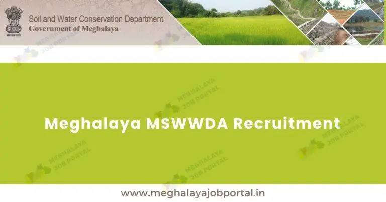 Meghalaya Soil And Water Conservation Recruitment 2025 offers walk-in interviews for Assistant Manager, Field Engineer, and Programme Associate roles.