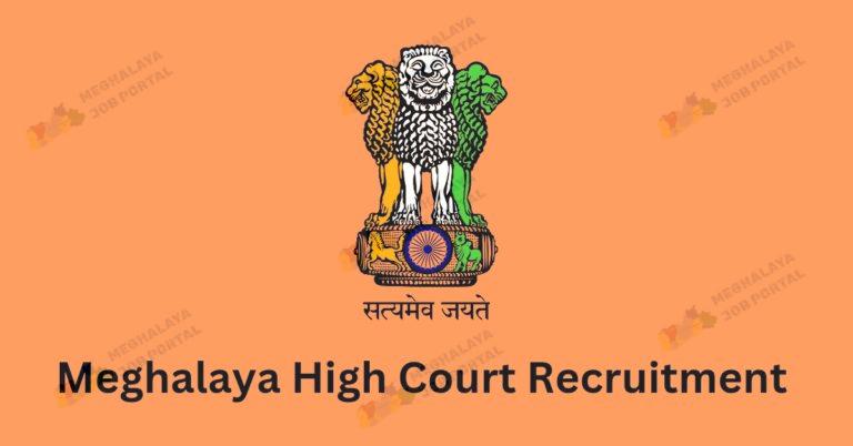 Meghalaya High Court Recruitment 2025: Apply for 3 Law Clerk Posts Now!