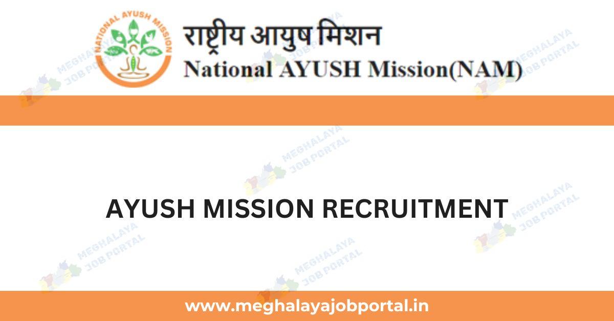 The West Jaintia Hills Recruitment for the National AYUSH Mission is now open for new applications. This is a good opportunity for hardworking candidates who dream of working in government offices. The District AYUSH Society of West Jaintia Hills, Jowai, is calling for applications from Indian citizens. The recruitment is purely on a contract basis.