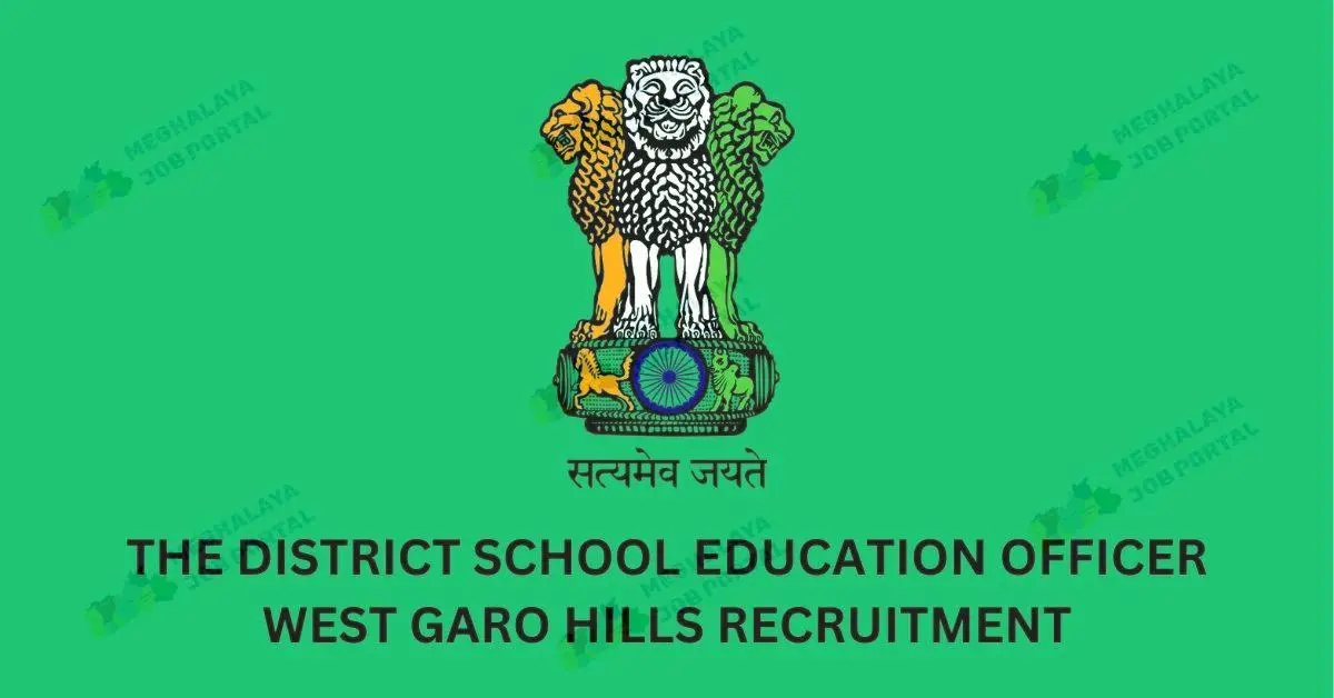 DSEO West Garo Hills Recruitment 2025: Apply Now for Assistant Lecturer Posts in Govt Schools