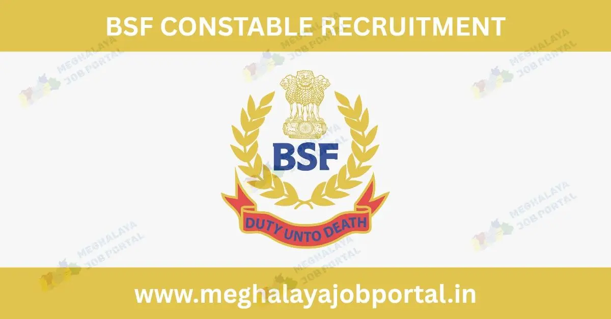 BSF Constable Tradesman Recruitment 2025 Apply Online 3588 Posts
