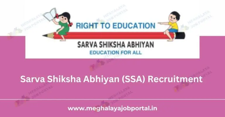 SSA Williamnagar Recruitment 2025 Apply Now For Two Posts