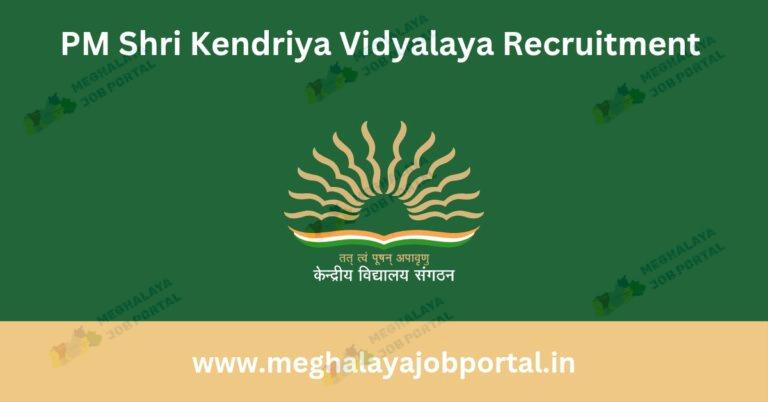 PM Shri Kendriya Vidyalaya Tura has announced recruitment for contractual teachers for the academic year 2025-26. The school is holding a walk-in interview to prepare a panel of teachers for different posts. The recruitment is purely temporary and on contract basis.