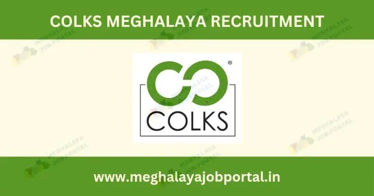 COLKS Meghalaya Recruitment 2025 apply online for 7 data entry posts