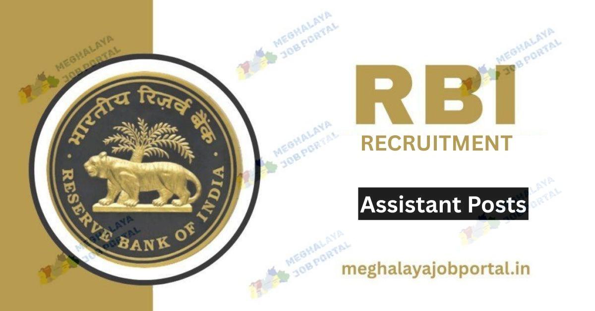 RBI Assistant Recruitment 2026 official notification details