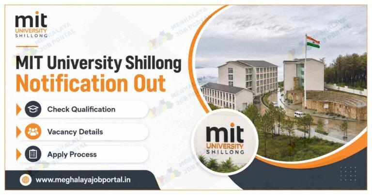 MIT University Shillong Recruitment 2026 blog banner showing campus, Marketing and Admission jobs, qualification, vacancy details, and application process in Meghalaya.