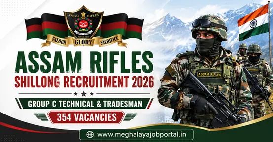 Assam Rifles Shillong Notification 2026