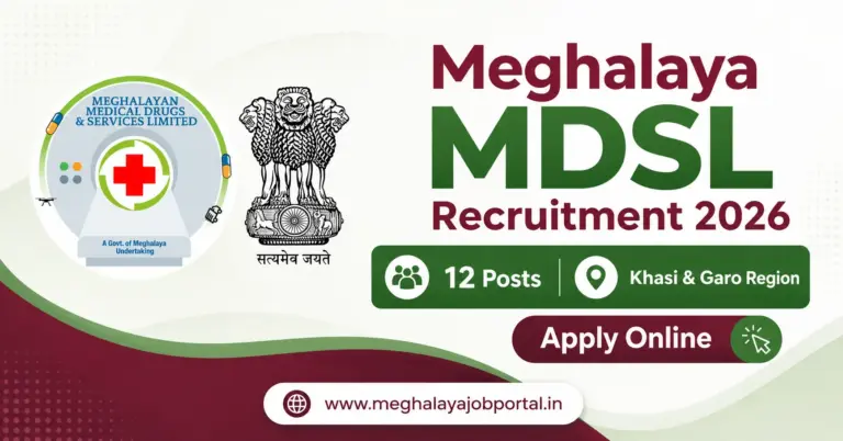 Meghalaya MDSL Recruitment 2026