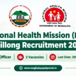 National Health Mission Shillong Recruitment 2026: Apply for Medical Officers (3 Vacancies)