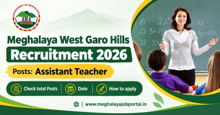 Meghalaya West Garo Hills Recruitment 2026