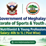 Meghalaya Sports and Youth Affairs Recruitment 2026