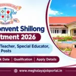 Loreto Convent Shillong Recruitment 2026