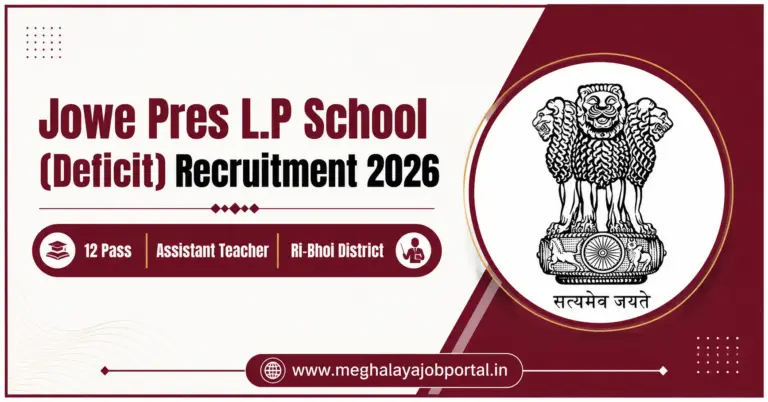 Jowe Pres LP School Recruitment 2026
