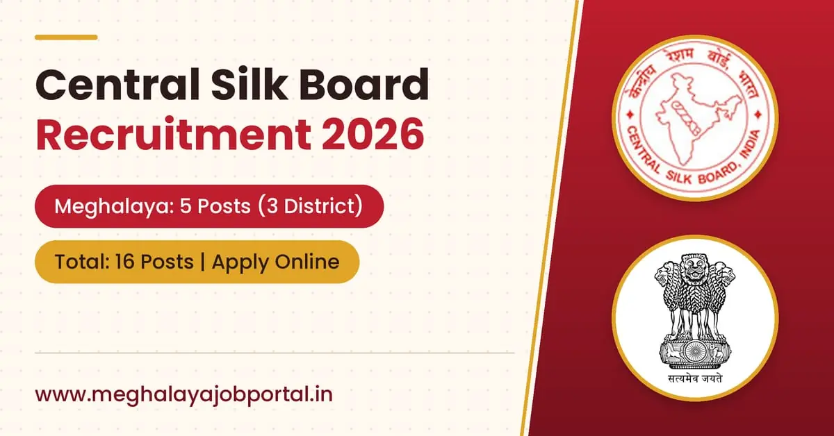 Central Silk Board Sericulture Assistant Recruitment 2026
