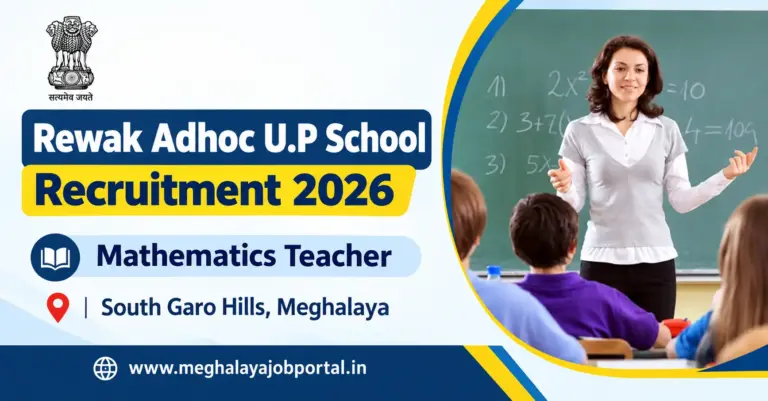 Rewak Adhoc U.P School Recruitment 2026