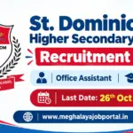 St Dominic Higher Secondary School Recruitment 2026
