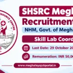 SHSRC Meghalaya Recruitment 2026 banner 2