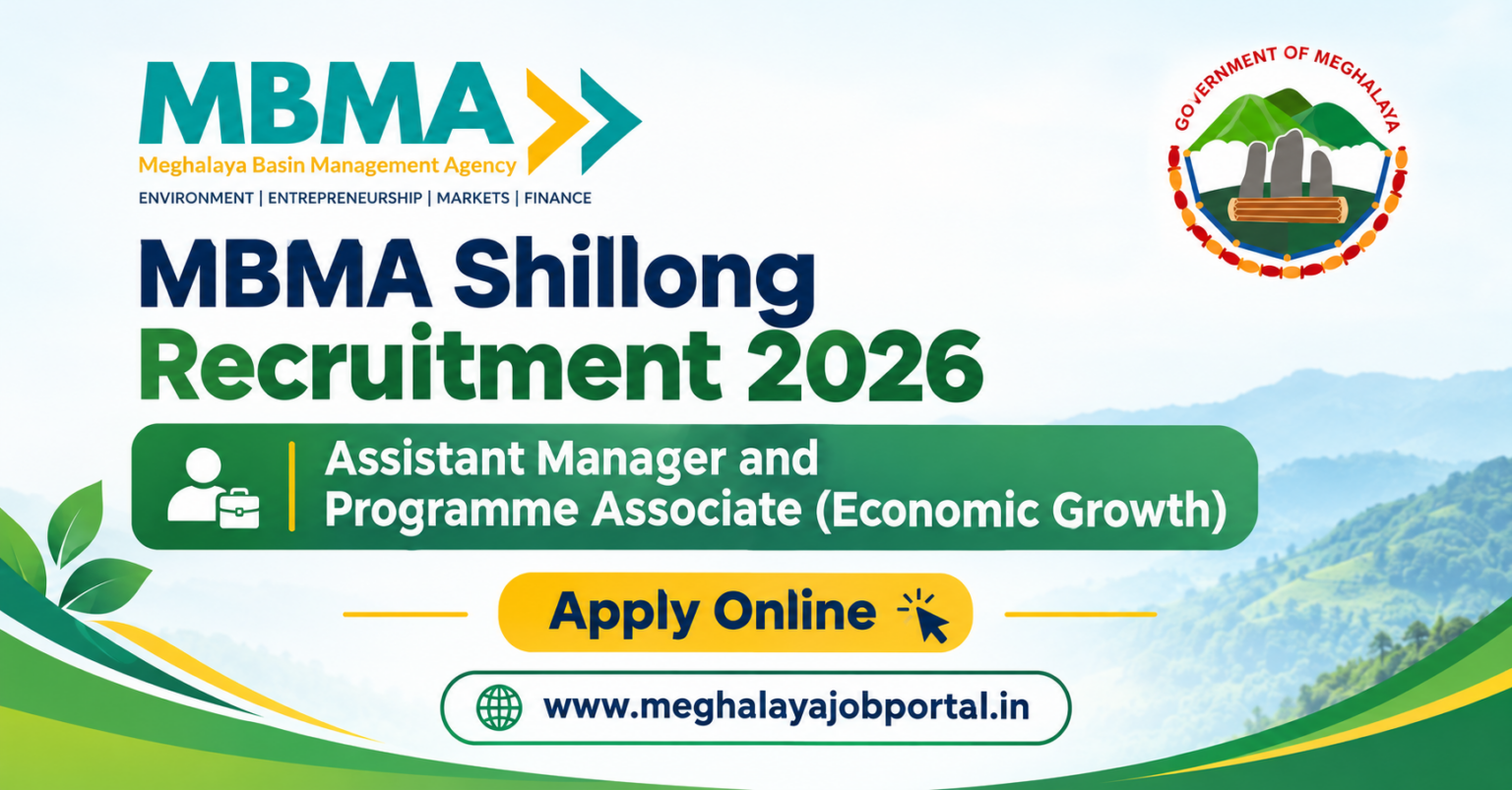 MBMA Notification 2026: Apply for 2 Economic Growth Posts