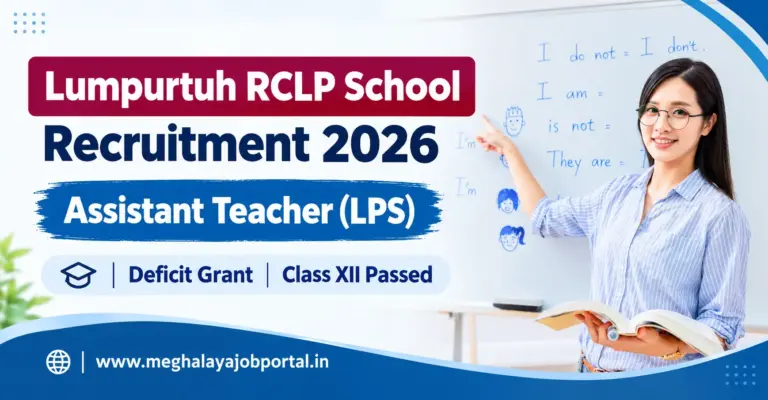 Lumpurtuh RCLP School Recruitment 2026