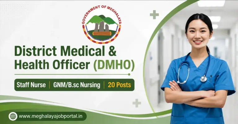 DMHO Nongpoh Recruitment 2026
