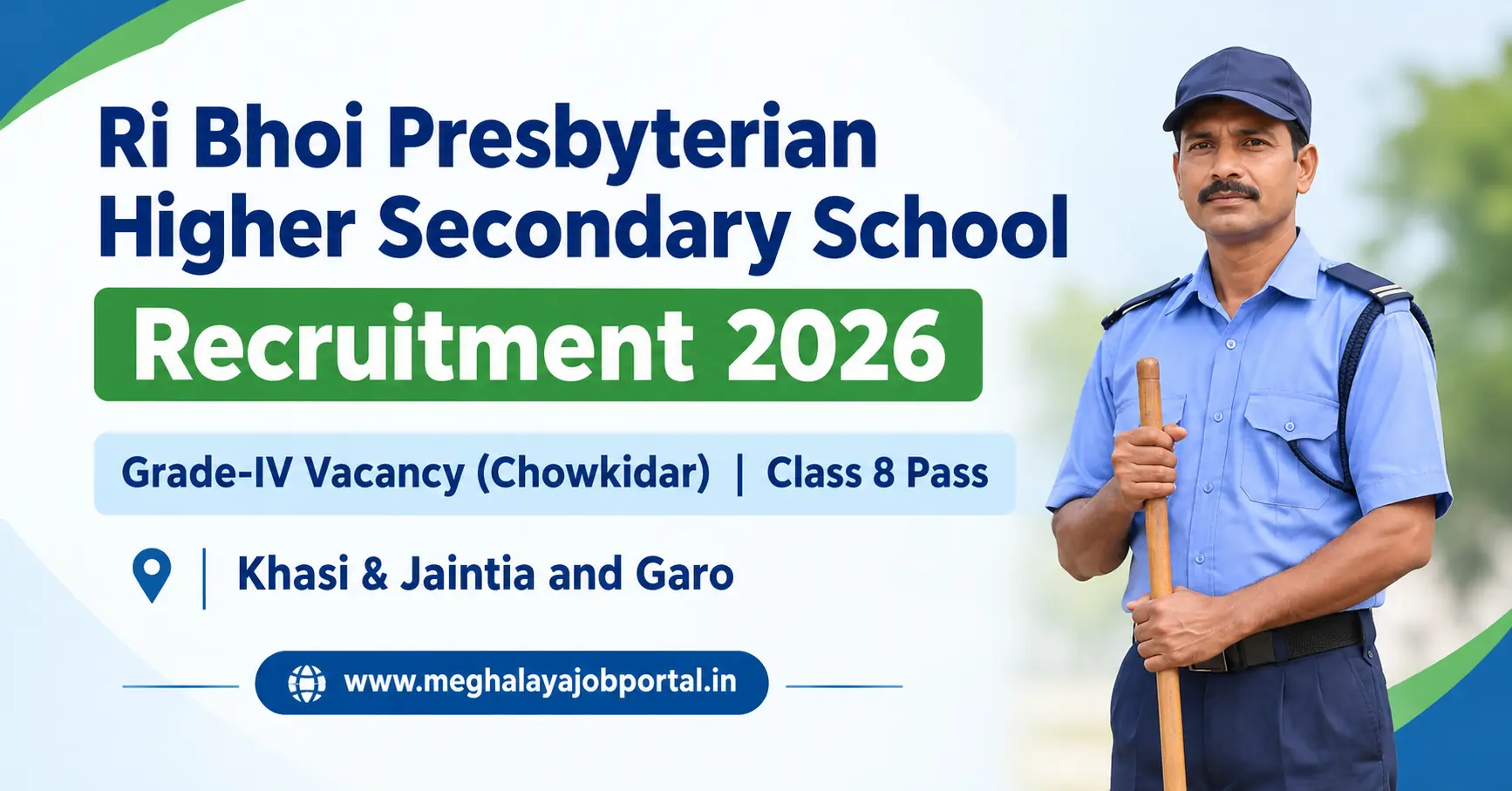 Ri Bhoi Presbyterian Higher Secondary School recruitment