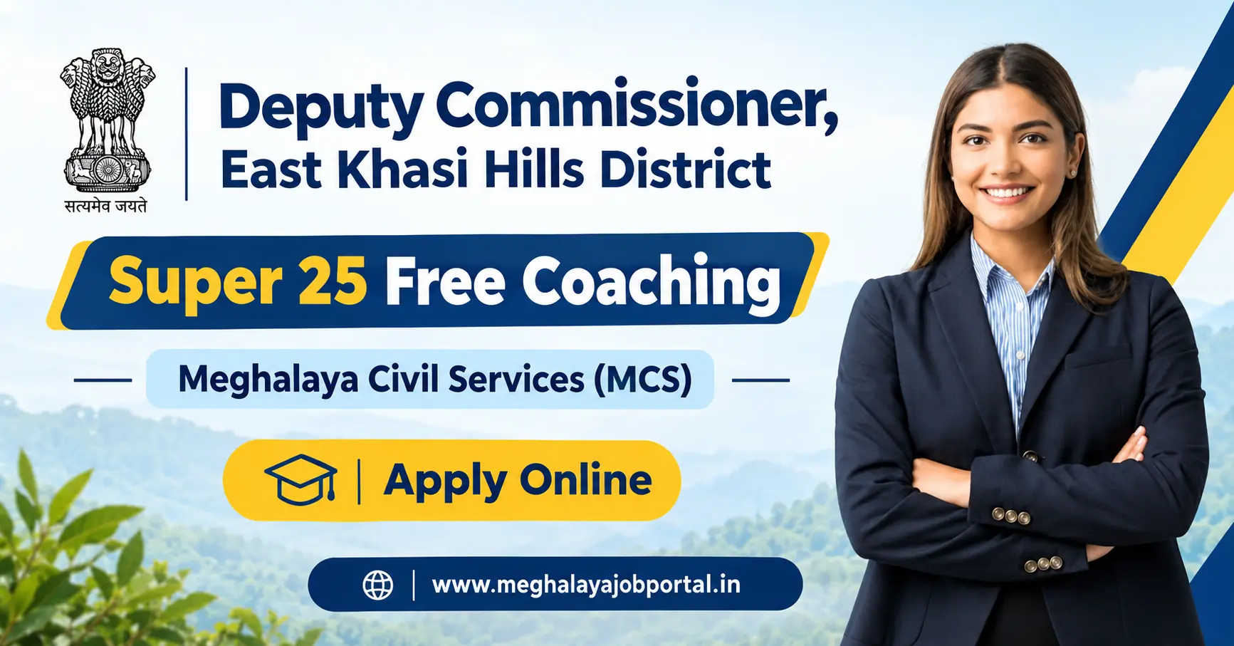 Meghalaya Super 25 Free Coaching 2026