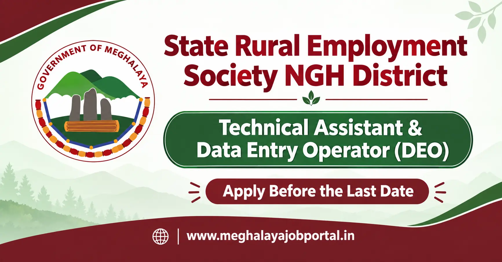 SRES DID North Garo Hills Jobs 2026